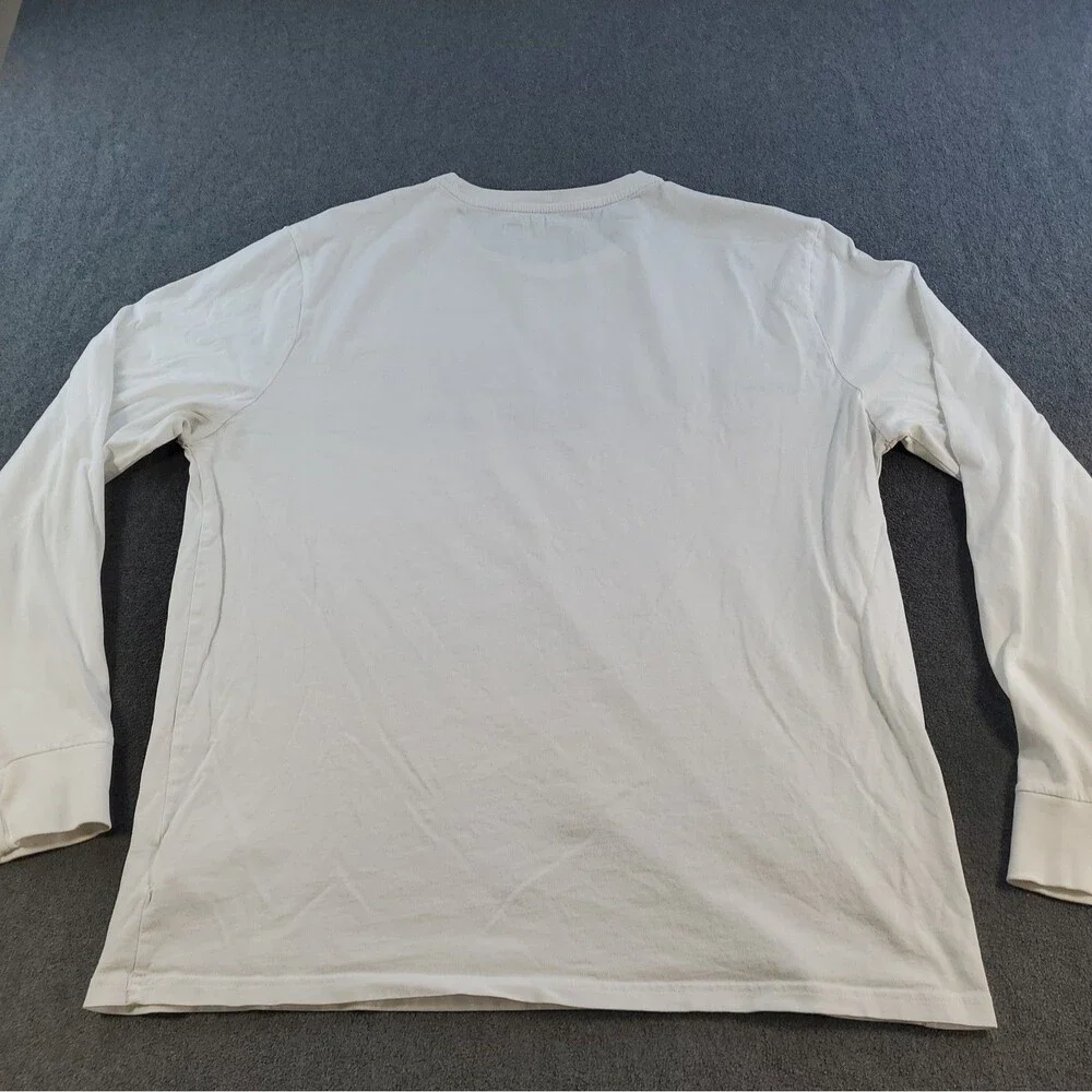 Polo Ralph Lauren Graphic T-Shirt  Men’s Size Large White Long Sleeve Logo